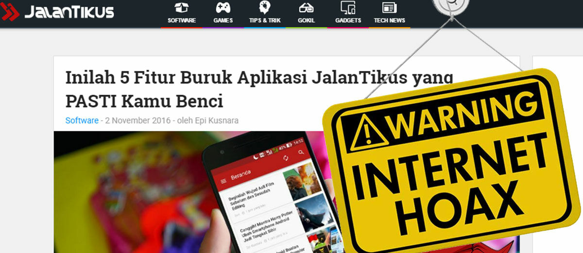 Cara Membuat Berita Hoax Yang Sering Ada Di Internet