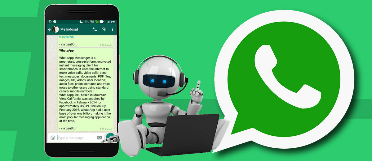 Cara Menambahkan Robot Canggih di WhatsApp Android