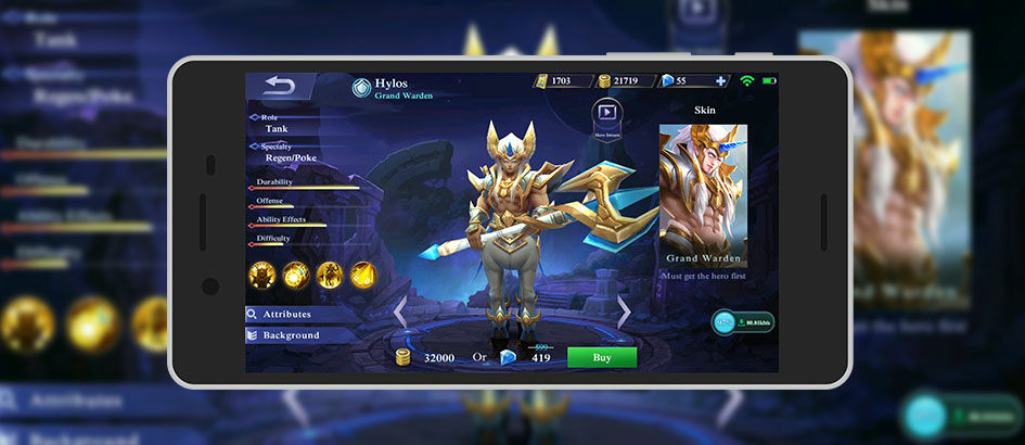 Mengenal Hylos Mobile Legends: Tank Magic Berkaki Empat