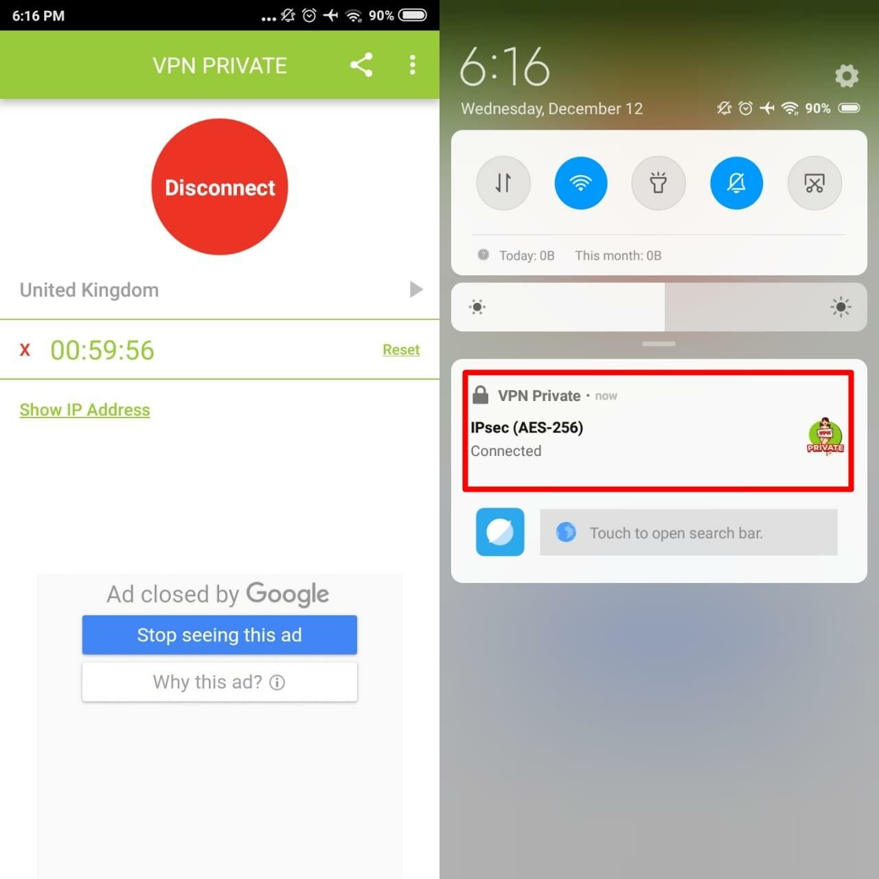 cara menggunakan vpn private