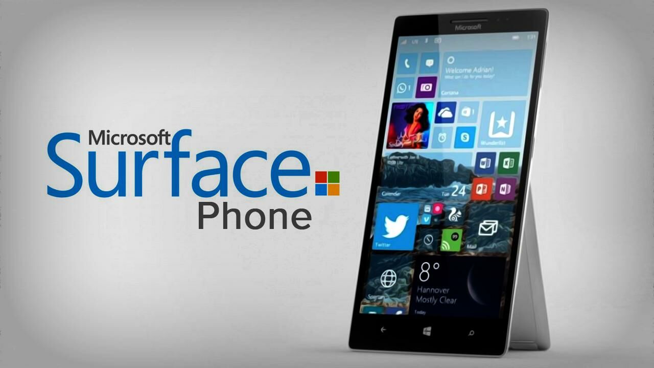 konsep Microsoft Surface Phone
