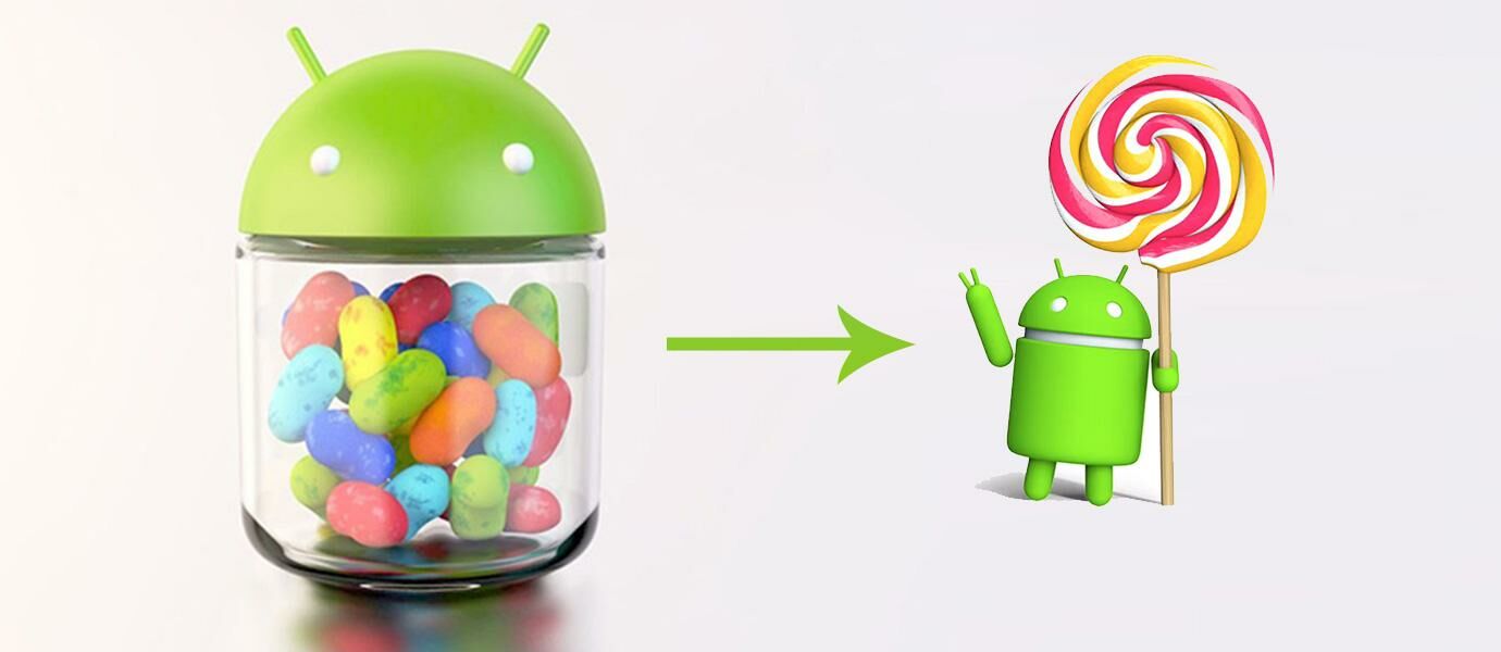Perbedaan Android Lollipop Dibandingkan Android Jelly Bean
