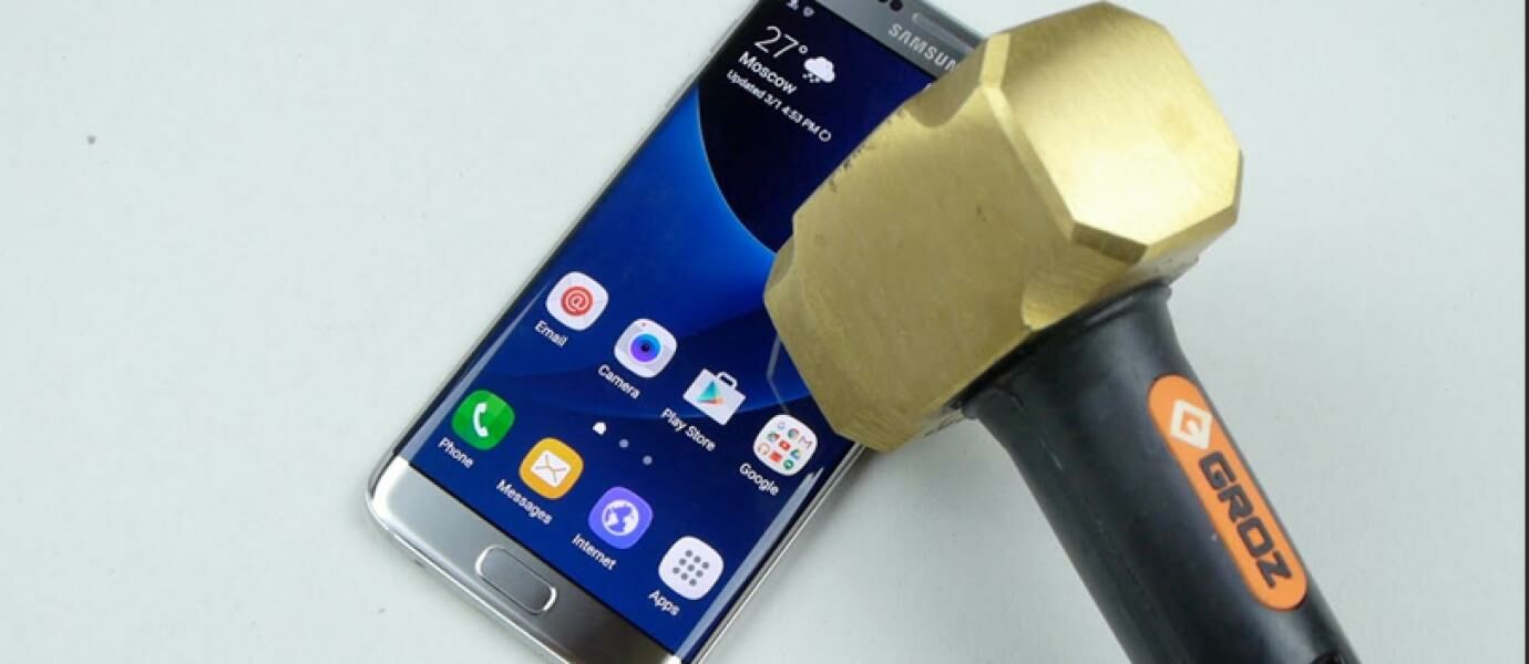 Video: Ternyata Samsung Galaxy S7 Edge Tetap Rusak Saat Digetok Palu