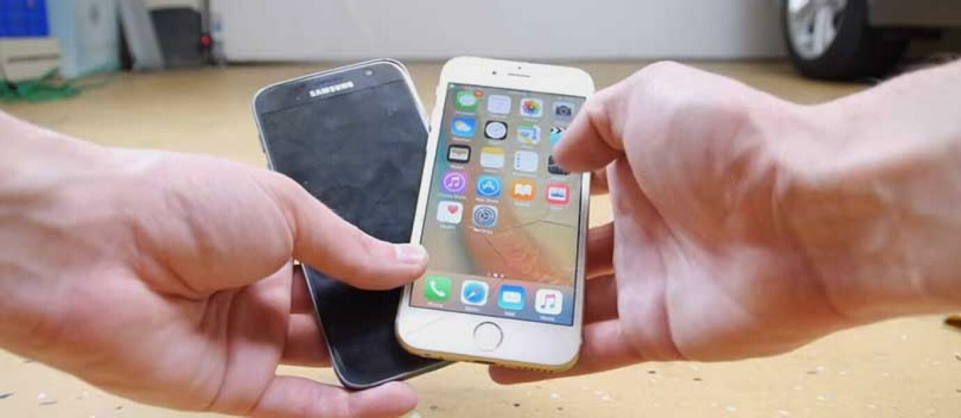 Drop Test: Galaxy S7 VS iPhone 6s, Bodi Siapa yang Paling Perkasa?