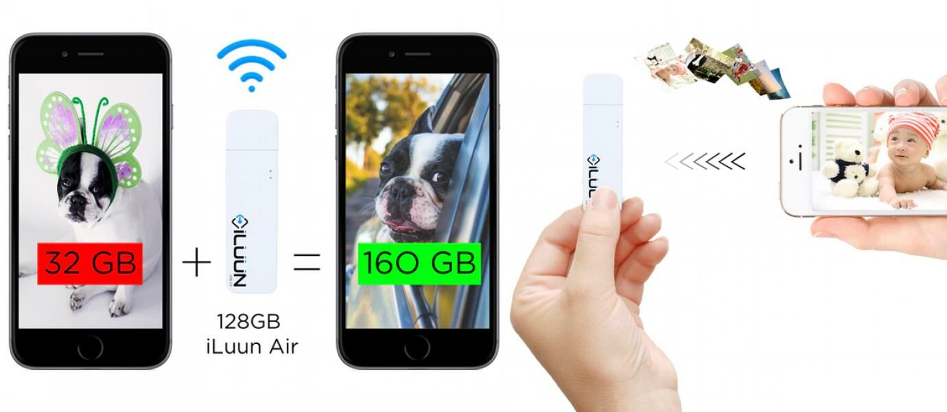 iLuun Air, Alat yang Bisa Menambah Memori Smartphone Hingga 256GB