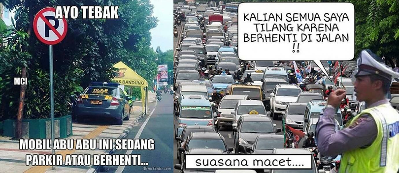 Kumpulan Meme dan Foto Lucu Polisi Tilang Supir Taksi 