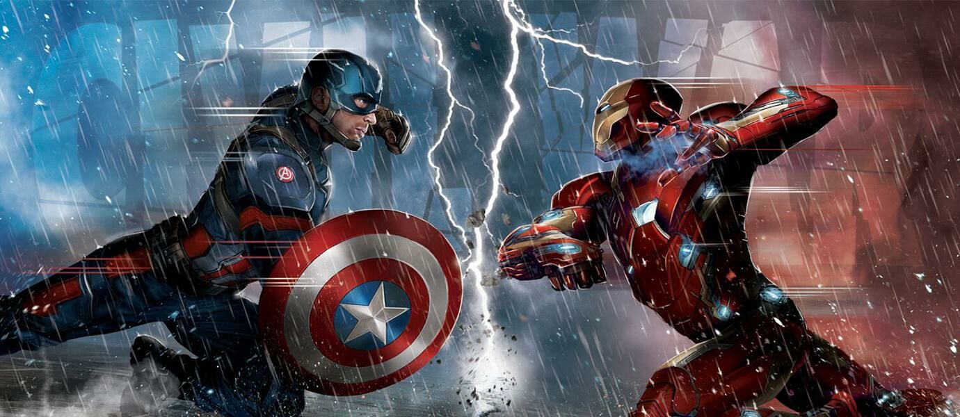 Ini Dia Tim Iron Man dan Tim Captain America yang Berperang di Civil Wars