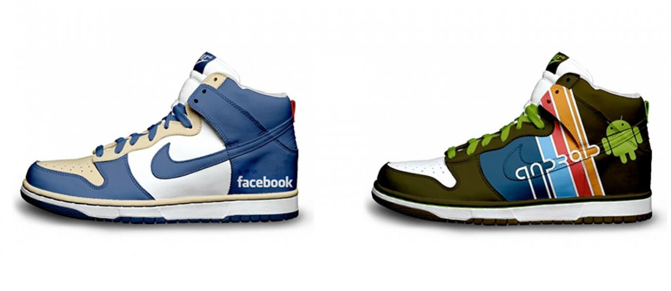 Keren! 22 Desain Sepatu Sneaker Ini Tentang Sosial Media dan Teknologi Terkenal