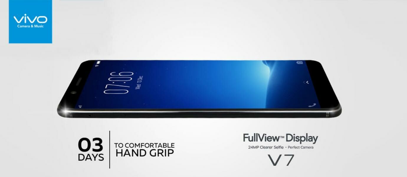 3 Hari Lagi Vivo V7 dengan Comfortable Hand Grip Diluncurkan