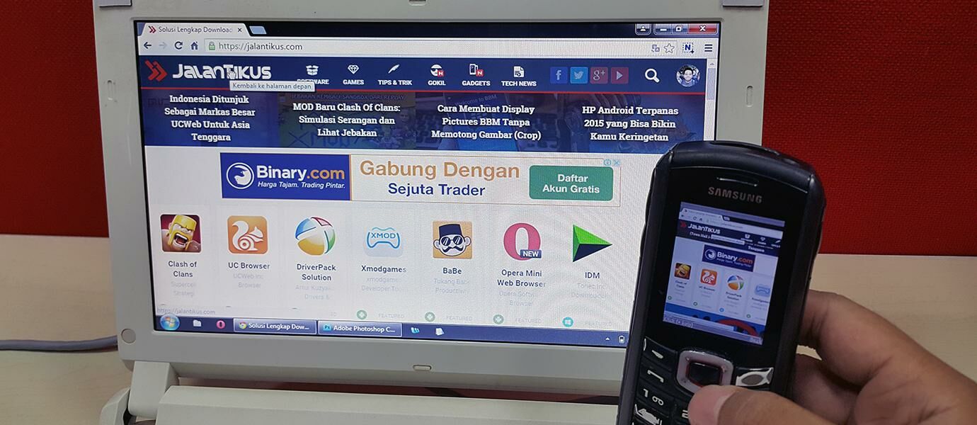 Cara Remote Komputer Kamu Menggunakan HP Symbian Jadul