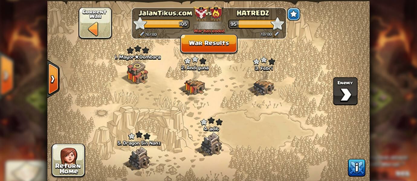 Formasi Base CLAN WAR Terbaik di CLASH OF CLANS Town Hall 1-10