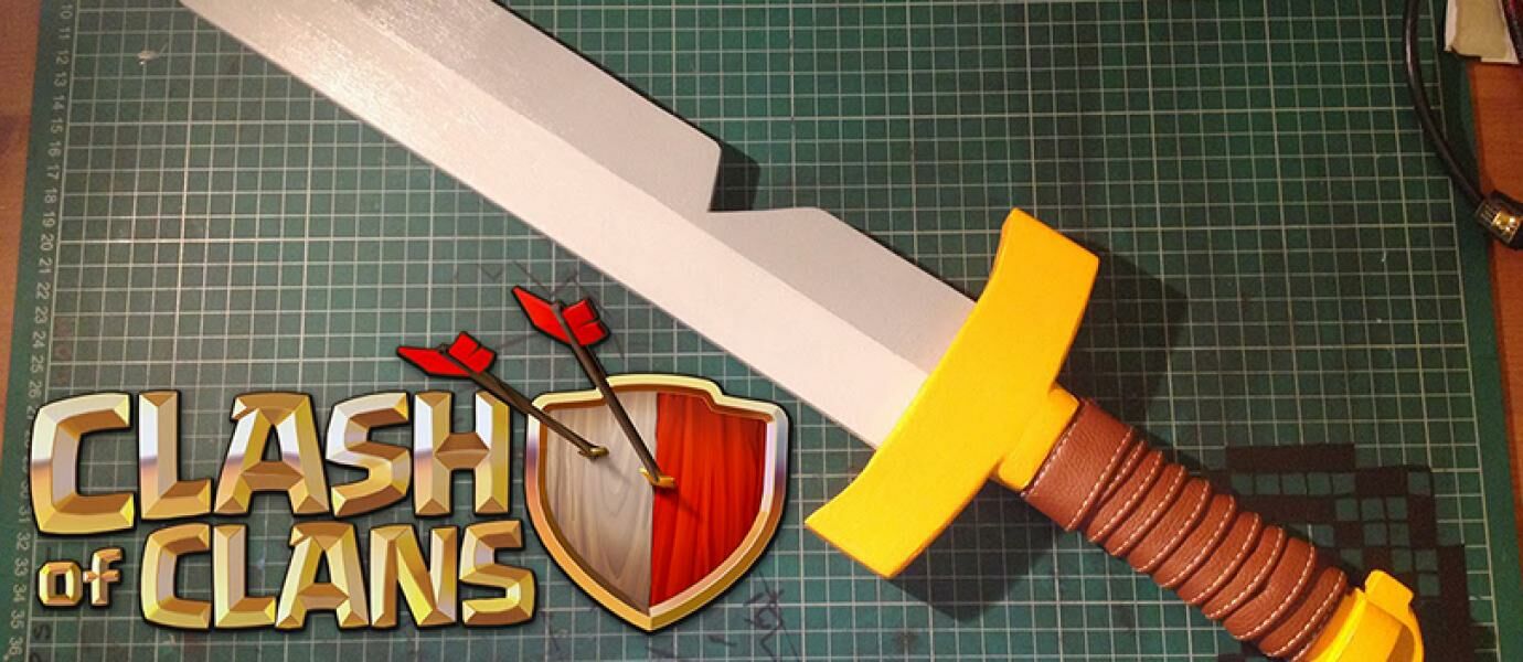 Cara Membuat Pedang BARBARIAN Clash Of Clans Dalam Ukuran Besar KASKUS