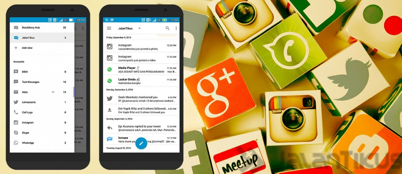 Cara Buka Banyak Aplikasi Chatting dan Sosial Media di Satu Aplikasi