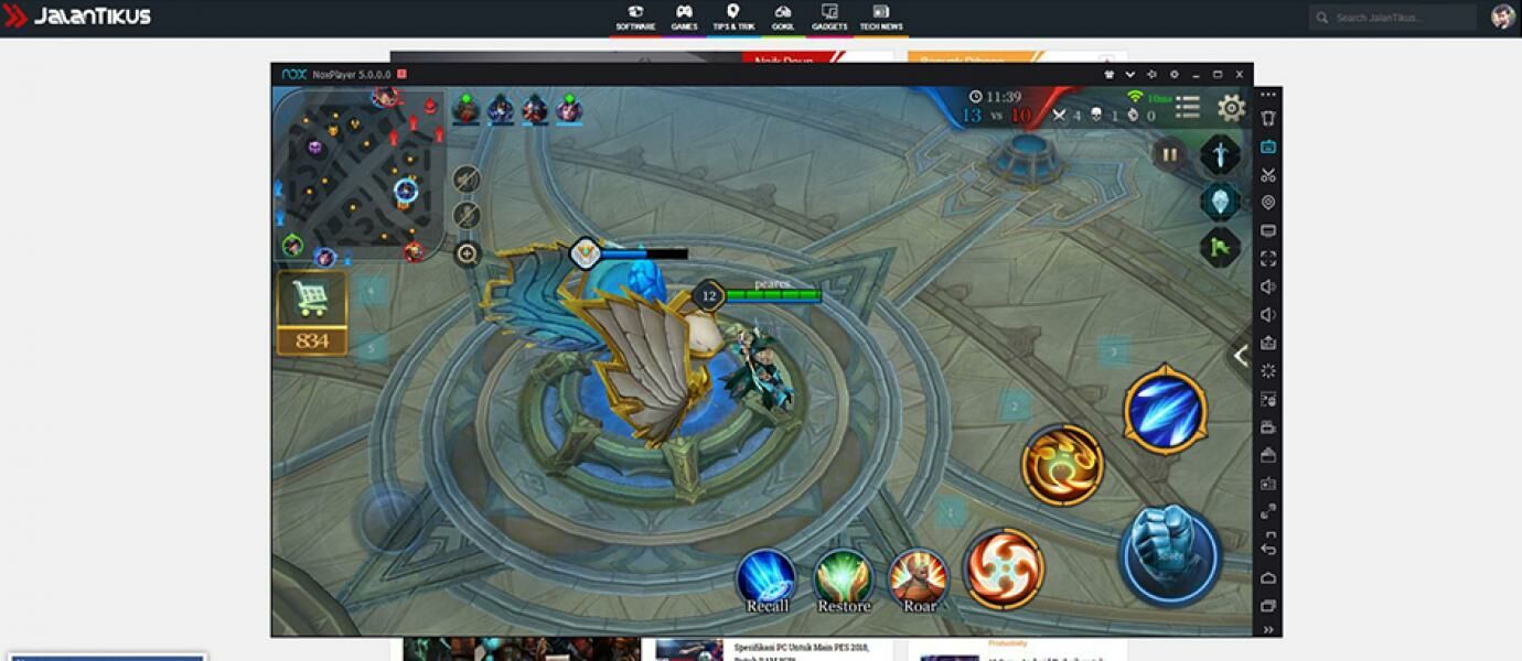 Cara Main Mobile Arena (AOV) Di Komputer atau Laptop Tanpa ...