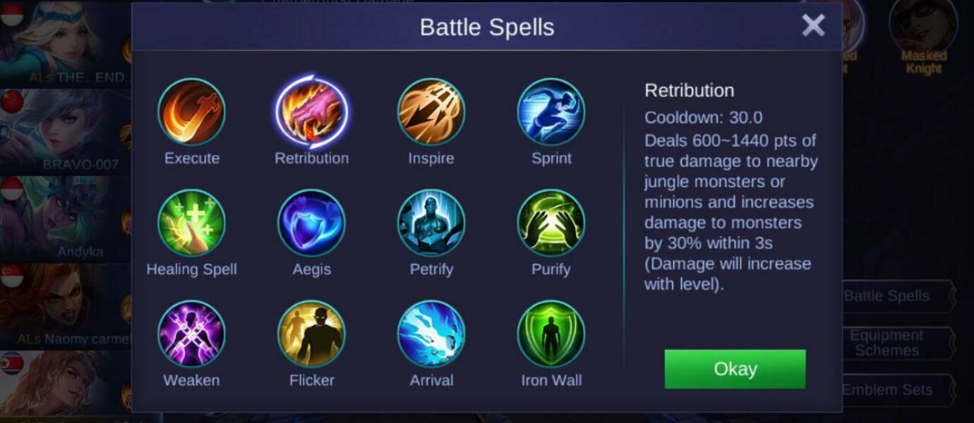 12 Jenis Battle Spell Di Mobile Legends JalanTikuscom