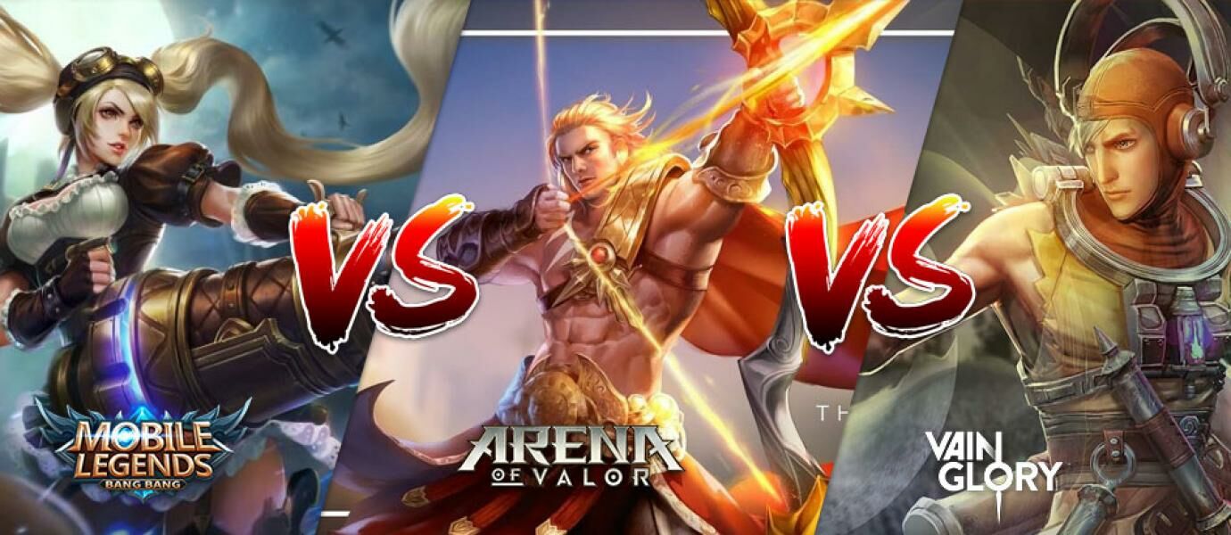 Mobile Legends VS VainGlory VS AOV, Better Which?