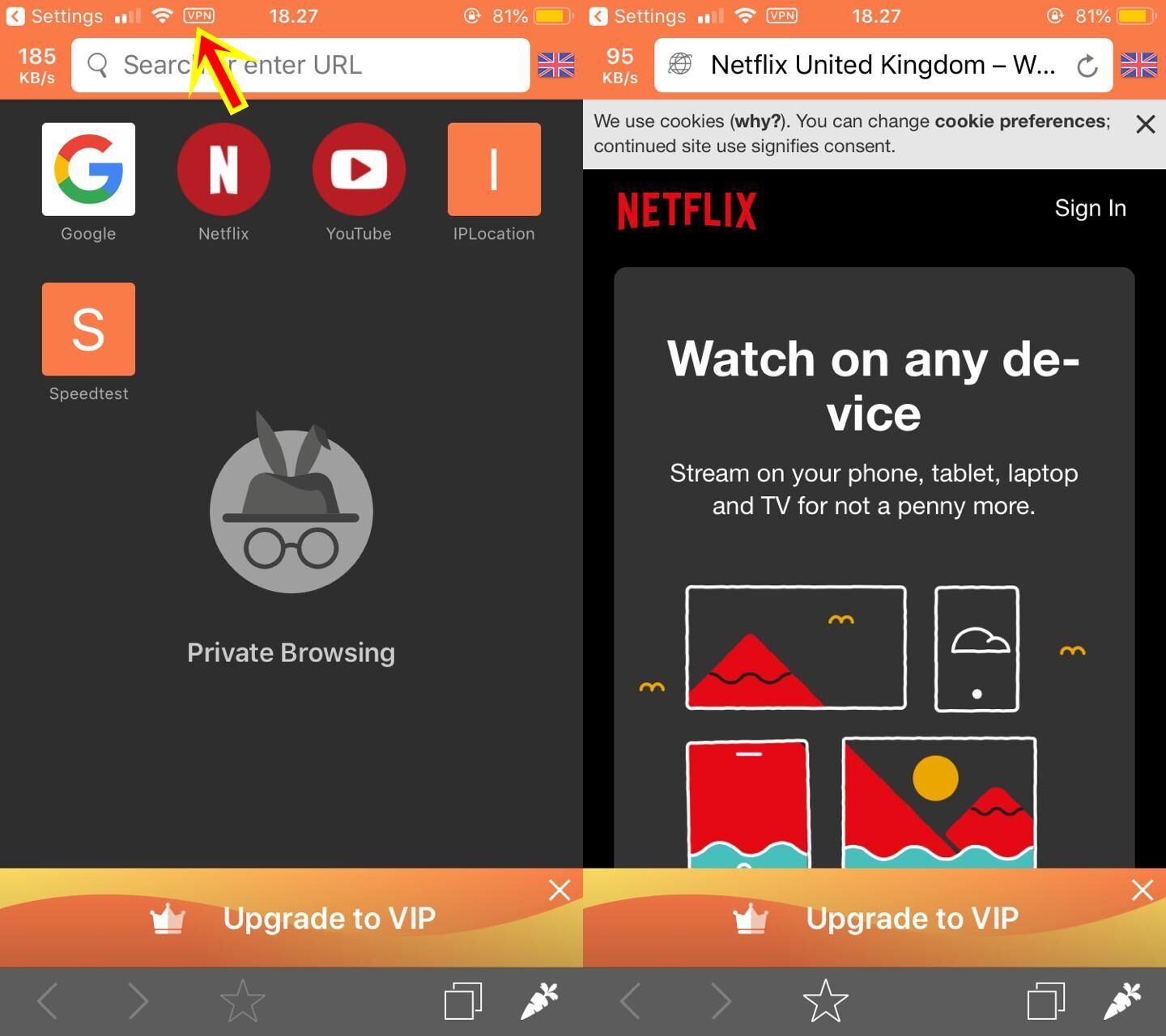 cara menggunakan vpn private apk