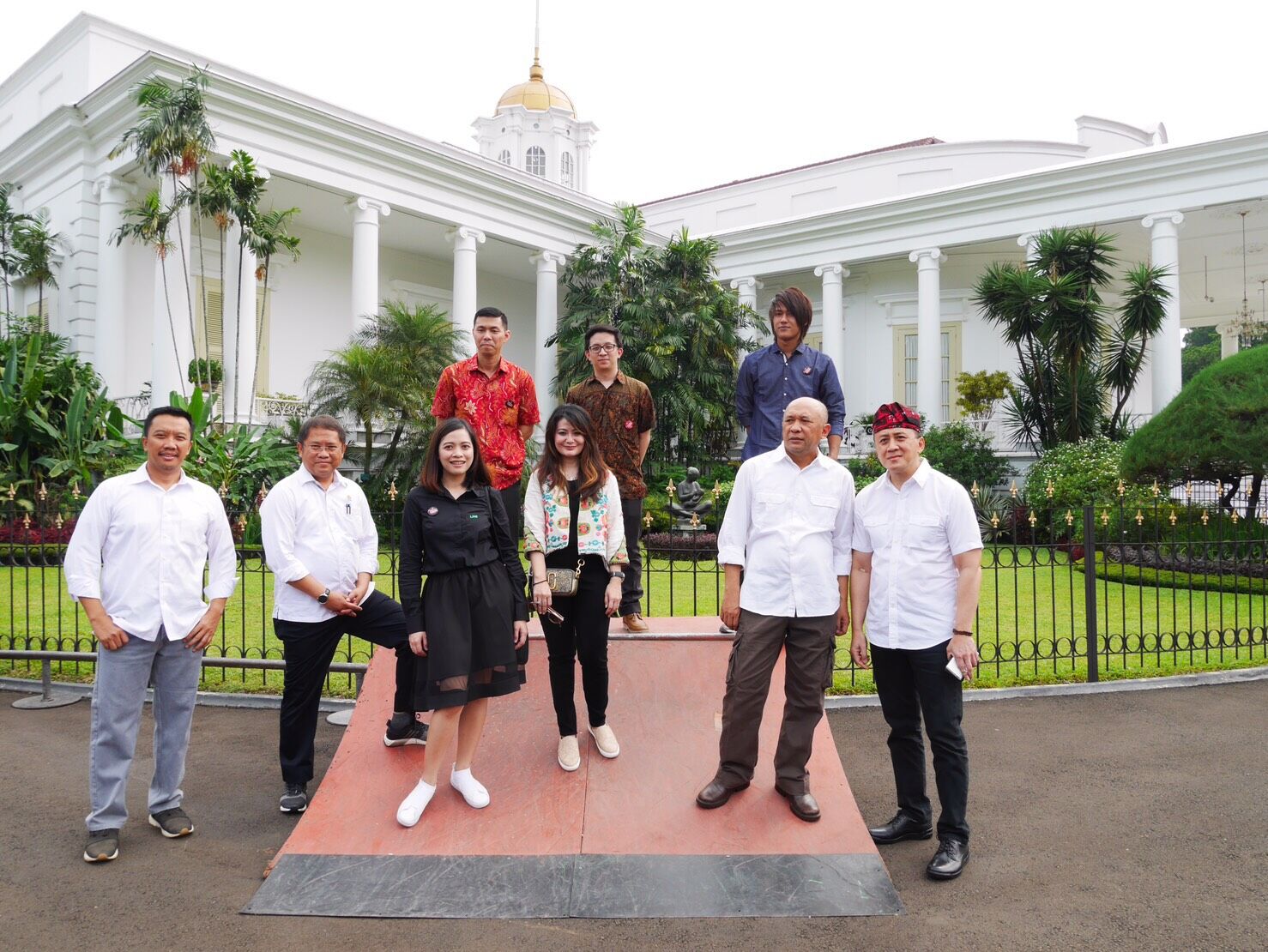 Kreator LINE di Istana Bogor