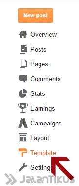  Cara  Mudah Mengganti Template  Tema di Blogger Jalantikus