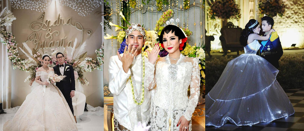 Potret Artis Indonesia Dengan Pernikahan Mewah Dan Megah 4d46d