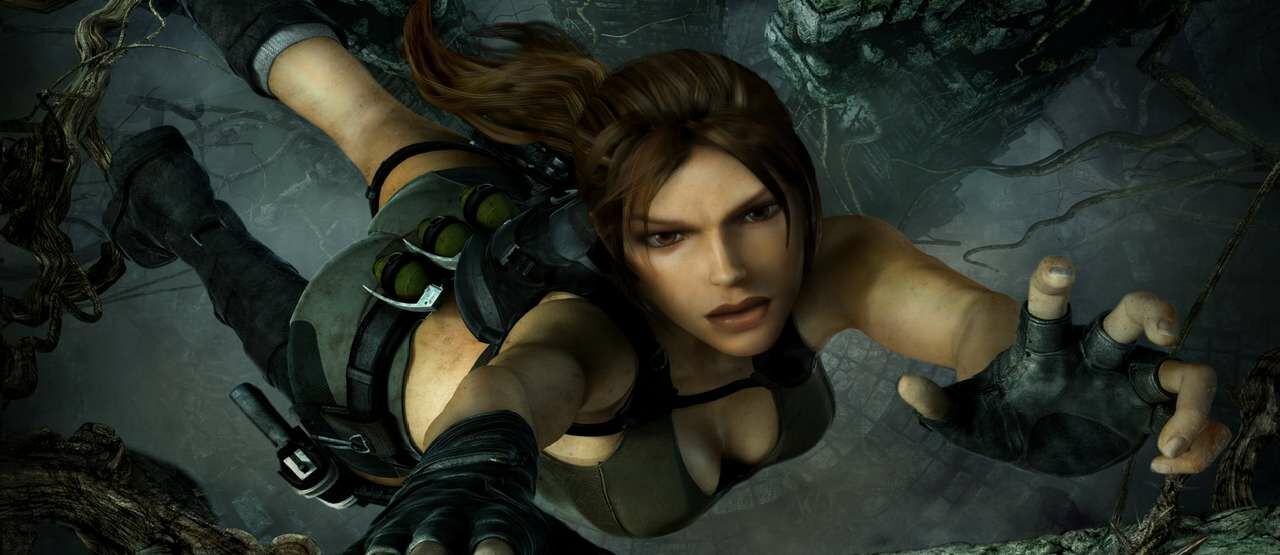 Tomb Raider Underworld Lara Croft Falling Picsay 62059