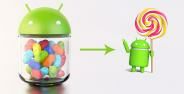 Android Lollipop Vs Android Jelly Bean Banner