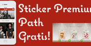 Cara Dapat Sticker Premium Path Gratis