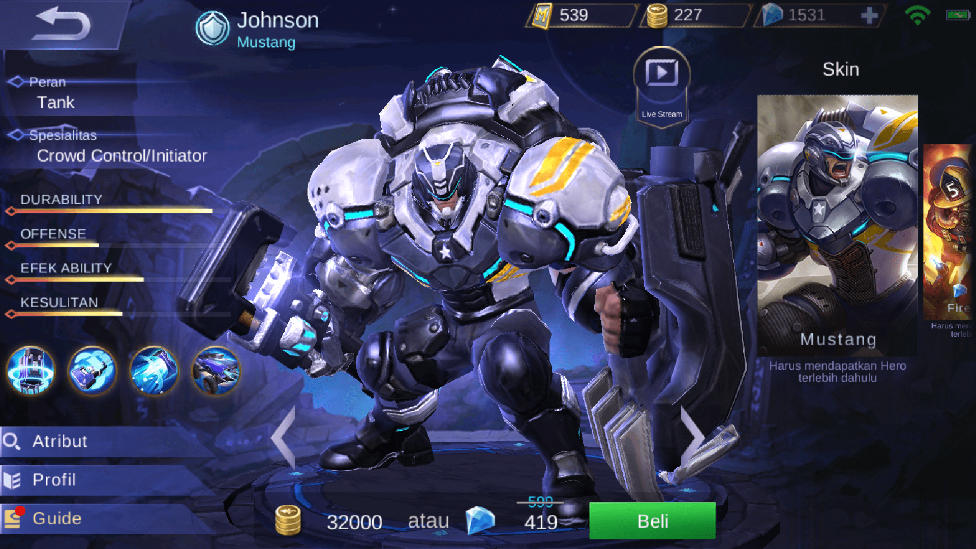 Update Mobile Legends 1252 Hero Baru Angela Dan Revamped Johnson