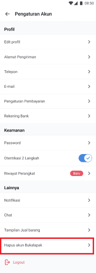 Cara Menghapus Akun Tokopedia Sebagai Pembeli Ff352