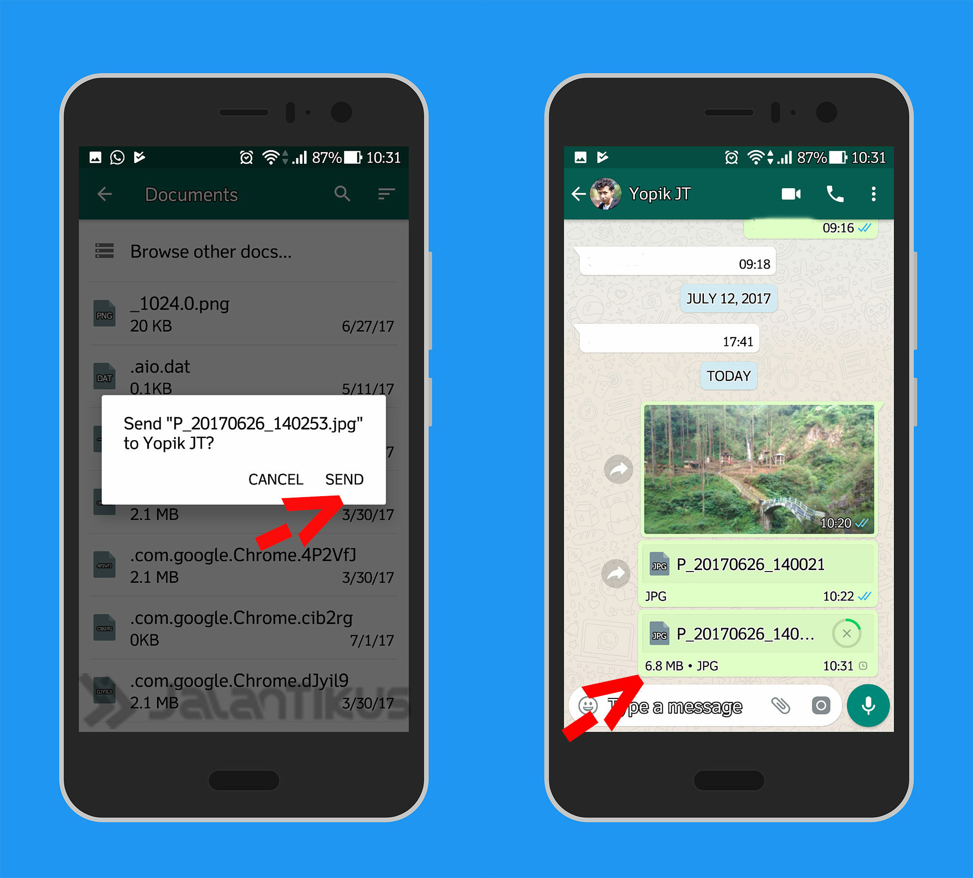 tips whatsapp kirim foto tanpa mengurangi kualitas 2