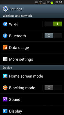 Tips Samsung Galaxy S3 1 Setting