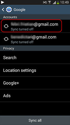 Cara Backup Contact Di Android Menggunakan Gmail 2