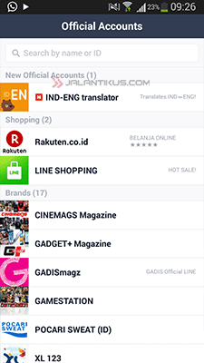 Cara Menggunakan Kamus Di LINE For Android 1