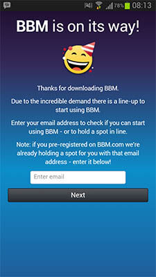 BBM For Android Resmi Telah Dirilis Kembali 1