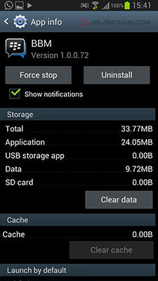 Cara Log Out BBM Di Android 3