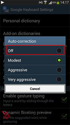 Cara Mematikan Fitur Auto Correct Di Keyboard Android 4