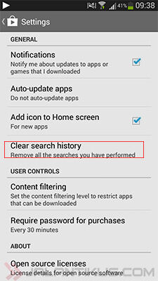 Cara Menghilangkan History Di Google Play Store 3