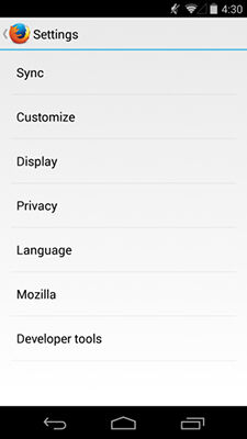 Fitur Baru Yang Ada Di Browser Firefox 32 For Android 1