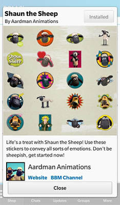 Fitur Sticker Akan Jadi Update Terbaru Bbm