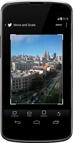 Update Photo Sharing Twitter For Android 1