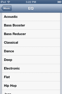 Cara Mengatur Equalizer Di Ipod Touch 1