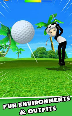 Main Golf Di Game Baru LINE LETS GOLF 2