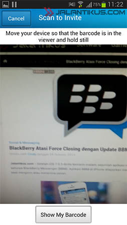 5 Cara Invite Teman Di BBM For Android 1