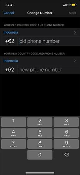 Cara Mengganti Nomor Whatsapp Tanpa Menghapus Kontak Di Iphone 8b9a4