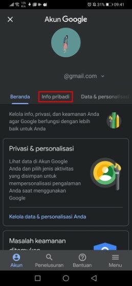 Cara Menghapus Foto Profil Gmail Di Android 2be7f