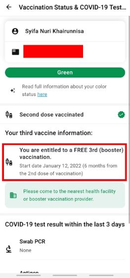 Informasi Vaksin Ketiga 80200