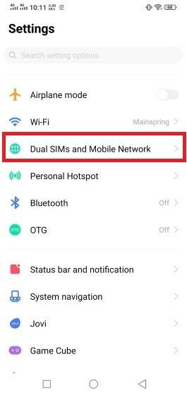 Setting APN XL Android 1 108d2