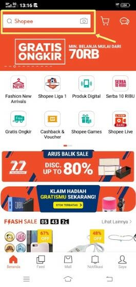 Cara Mencari Toko Di Aplikasi Shopee 56d56
