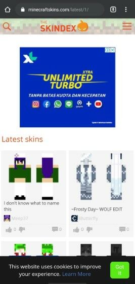 Download Skin Minecraft Herobrine B3722