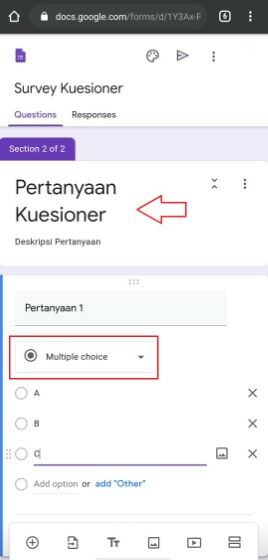 Cara Bikin Kuesioner Google Form 31b89